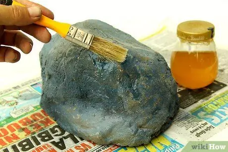 Сделайте искусственные камни из бетона Шаг 14