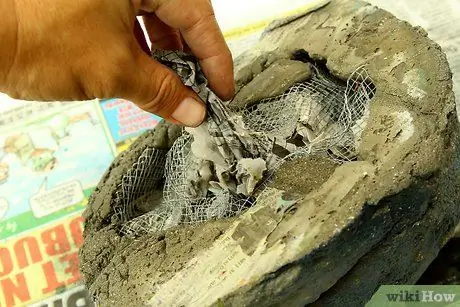 Сделайте искусственные камни из бетона Шаг 15