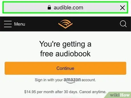 Верните или обменяйте книгу на Audible Шаг 1 Верните или обменяйте книгу на Audible Шаг 1