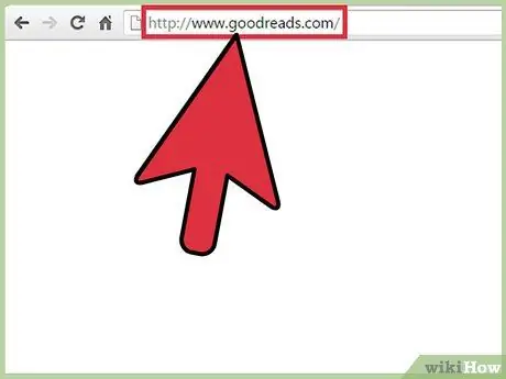Используйте Goodreads Шаг 1 Используйте Goodreads Шаг 1