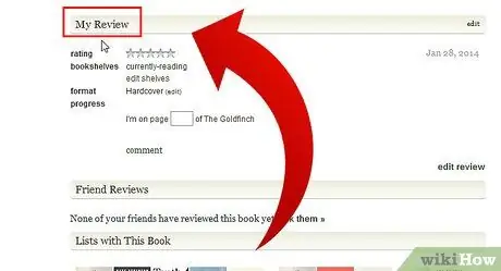 Обновите статус чтения вашей страницы в Goodreads Шаг 14 Обновите статус чтения вашей страницы в Goodreads Шаг 14