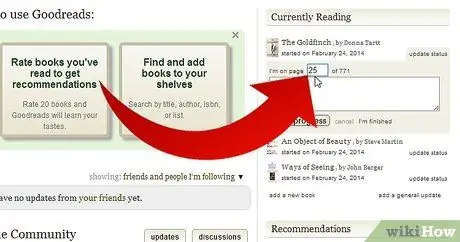 Обновите статус чтения вашей страницы на Goodreads Шаг 7 Обновите статус чтения вашей страницы на Goodreads Шаг 7