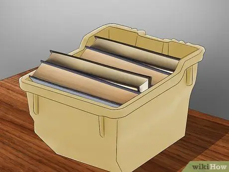 Храните большие книги в классе Шаг 1