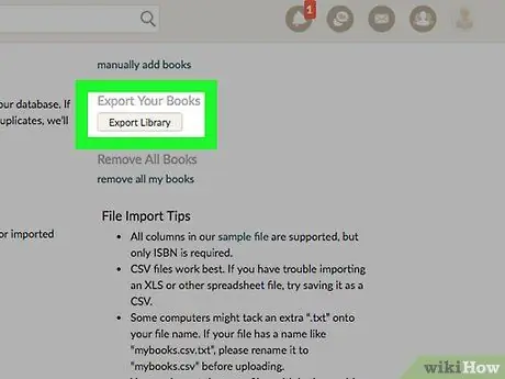 Экспорт списка книг на полках из Goodreads Шаг 3 Экспорт списка книг на полках из Goodreads Шаг 3