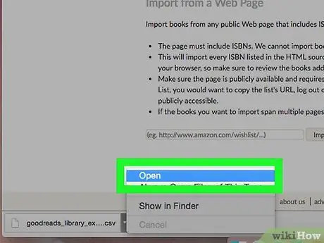 Экспорт списка книг на полках из Goodreads Шаг 7 Экспорт списка книг на полках из Goodreads Шаг 7