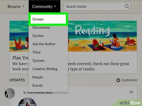 Используйте группы Goodreads Шаг 1 Используйте группы Goodreads Шаг 1
