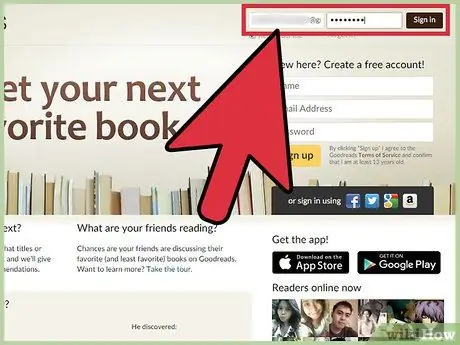 Закройте учетную запись Goodreads Шаг 1 Закройте учетную запись Goodreads Шаг 1