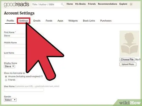 Закройте учетную запись Goodreads Шаг 3 Закройте учетную запись Goodreads Шаг 3