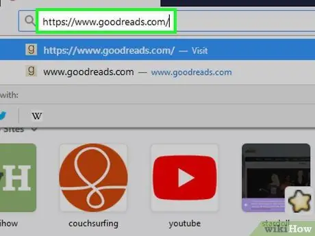 Поделитесь цитатой с Goodreads Шаг 1