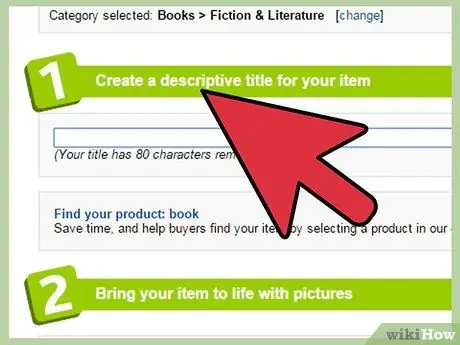 Продавайте книги на eBay Шаг 5