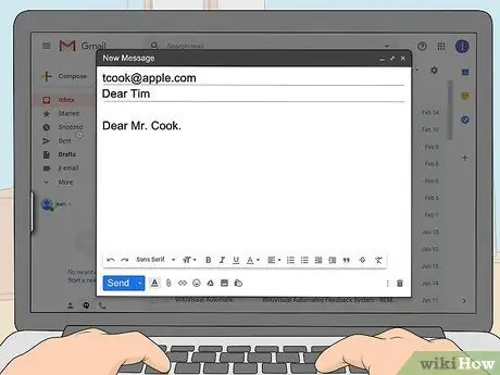 Связаться с Тимом Куком Шаг 3