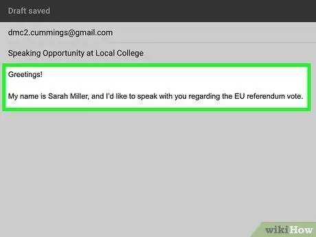 Связаться с Домиником Каммингсом, шаг 3