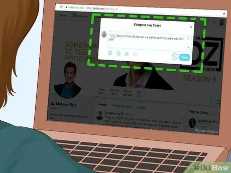 Связаться с доктором Озом Шаг 1