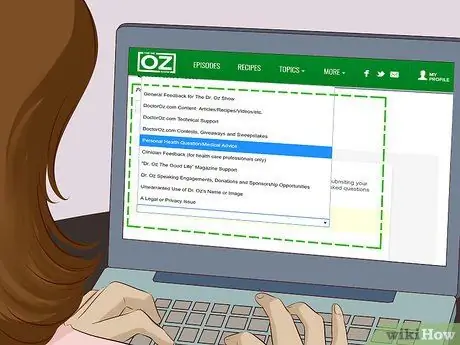 Связаться с доктором Озом Шаг 6