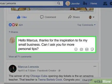 Связаться с Маркусом Лемонисом Шаг 2