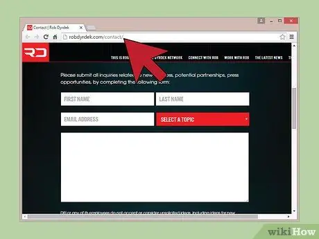 Связаться с Робом Дирдеком Шаг 5