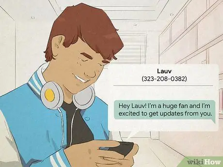 Связаться с Lauv Шаг 5