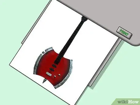Сделайте Marceline Axe Bass из «Время приключений», шаг 2