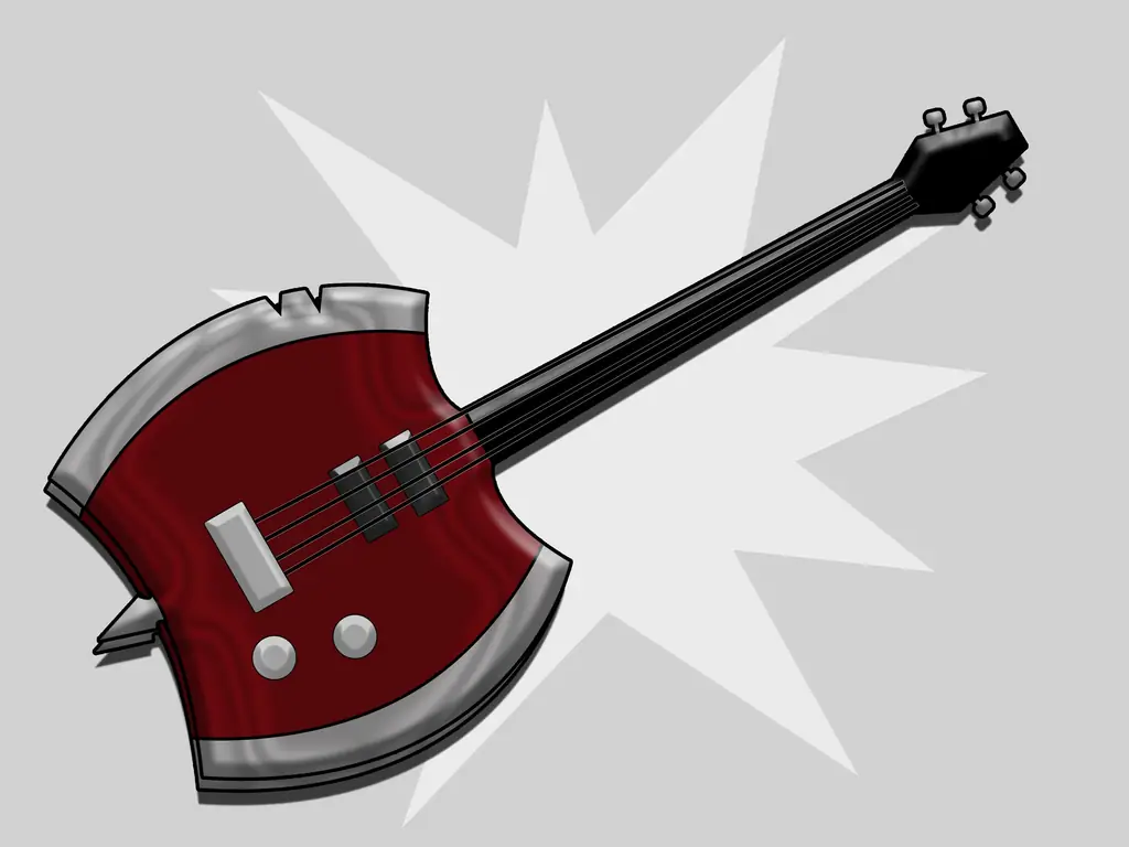 Как сделать бас из Marceline Axe Bass из Adventure Time: 10 шагов