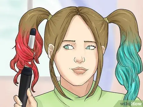 Волосы Do Harley Quinn, шаг 12