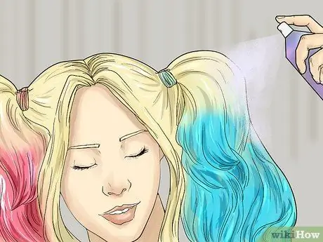 Волосы Do Harley Quinn, шаг 15