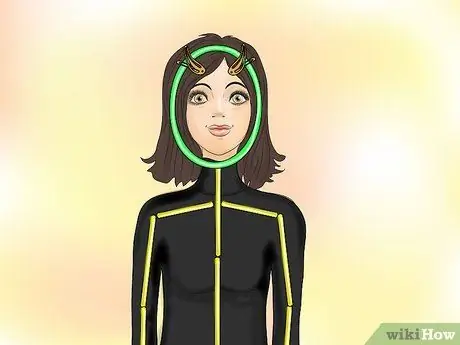 Сделайте костюм светящейся палочки, шаг 4
