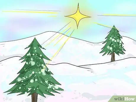 Рисуем Рождественский пейзаж Шаг 5