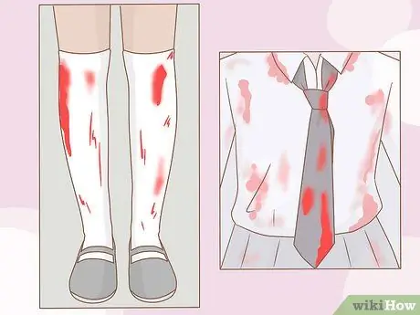 Нарядитесь мертвой школьницей на Хэллоуин, шаг 4