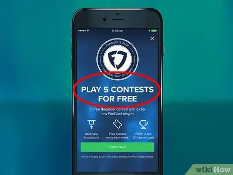 Получайте деньги в приложении FanDuel Шаг 7