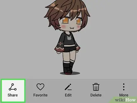 Используйте ibis Paint X для затенения персонажей Gacha Шаг 10