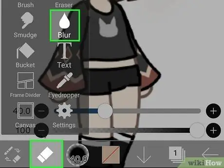 Используйте ibis Paint X для затенения персонажей Gacha Шаг 8