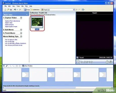 Добавление субтитров к фильму в Windows Movie Maker Шаг 1 Пункт 1