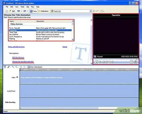 Добавление субтитров к фильму в Windows Movie Maker, шаг 4, пункт 1