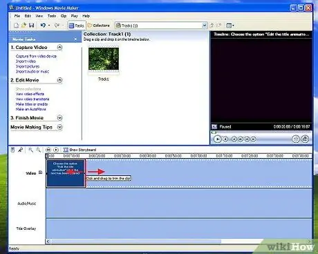 Добавление субтитров к фильму в Windows Movie Maker Шаг 5