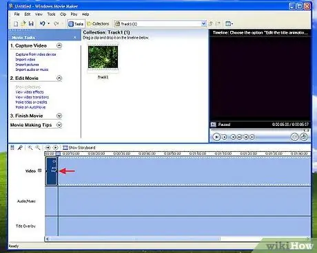 Добавление субтитров к фильму в Windows Movie Maker Шаг 6