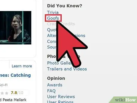 Отправьте отчет об ошибке или ошибке в фильме в IMDb Шаг 5 Отправьте отчет об ошибке или ошибке в фильме в IMDb Шаг 5