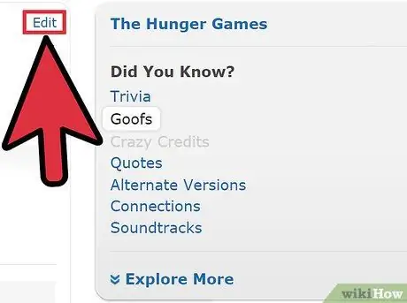 Отправьте отчет об ошибке или ошибке в фильме на IMDb Шаг 7 Отправьте отчет об ошибке или ошибке в фильме на IMDb Шаг 7