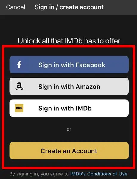 Добавьте элемент в свой список наблюдения на IMDb Method 1 Step 2