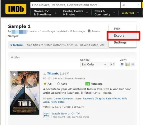 Управляйте своими пользовательскими списками на IMDb Step 6 Управляйте своими пользовательскими списками на IMDb Step 6