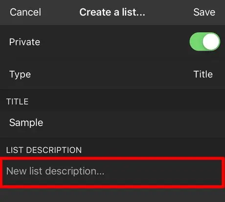 Создайте собственный список на IMDb Method 1 Step 6