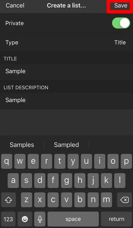 Создайте собственный список в IMDb Method 1 Step 7