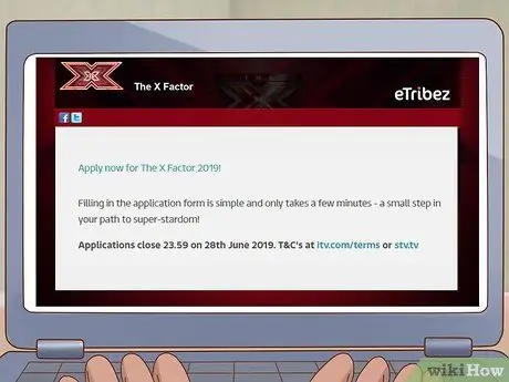 Прослушивание на X Factor Шаг 1