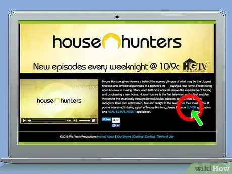 Перейти на House Hunters, шаг 1