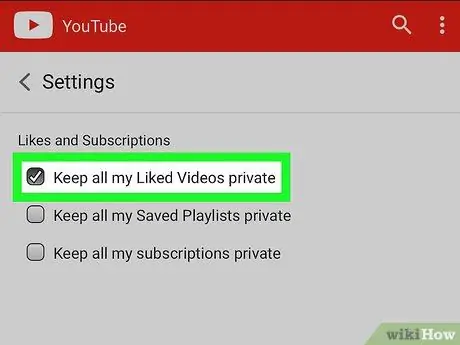 Сделайте понравившуюся музыку частной на YouTube Music на iPhone или iPad Шаг 6
