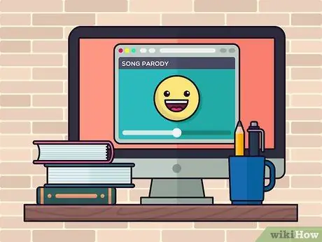 Написать пародию на песню Шаг 2