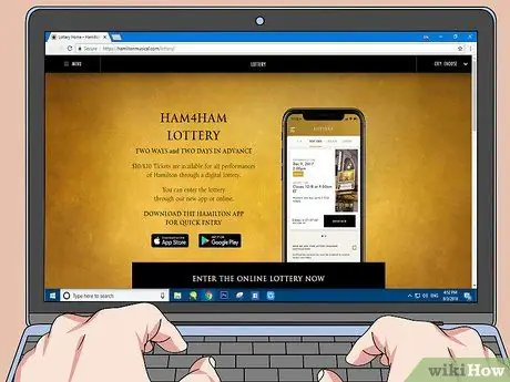Получите билеты на Hamilton, шаг 5