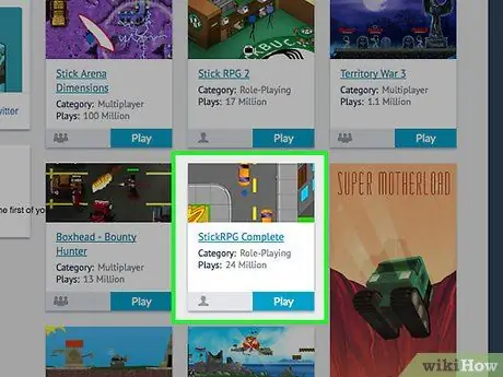 Заработайте много денег в Stick RPG на Stickpage Step 1