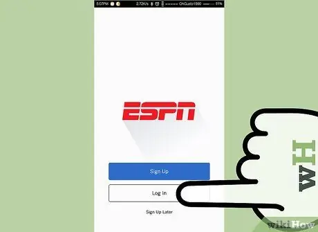 Смотрите ESPN в прямом эфире на устройстве Android, шаг 2