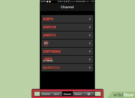 Смотрите ESPN в прямом эфире на устройстве Android, шаг 3
