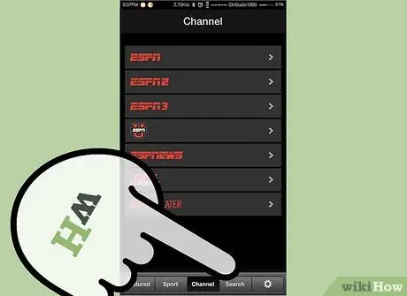 Смотрите ESPN в прямом эфире на устройстве Android Шаг 4